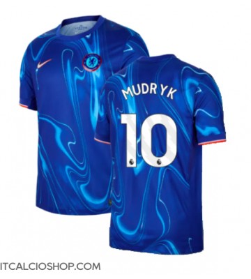 Chelsea Mykhailo Mudryk #10 Prima Maglia 2024-25 Manica Corta